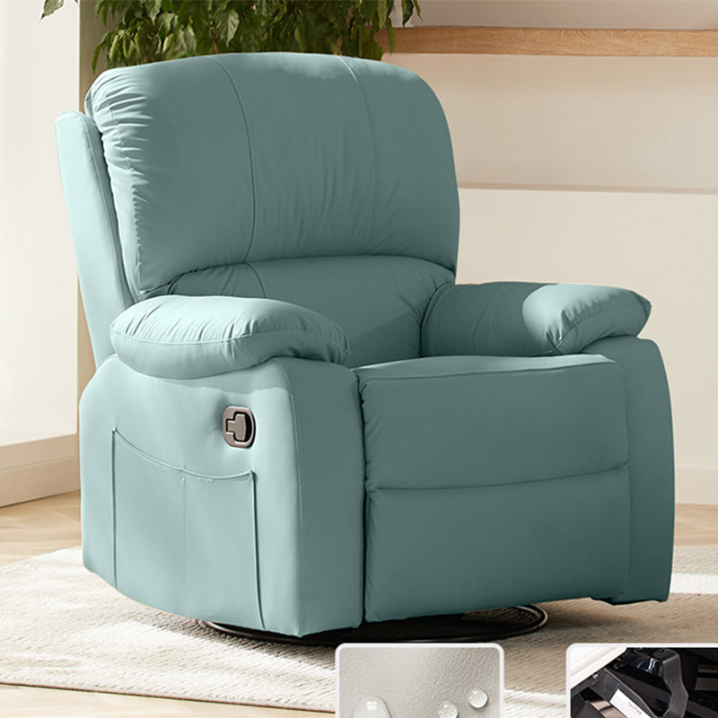 Modern Faux Leather Standard Recliner Swivel Rocker Recliner Chair