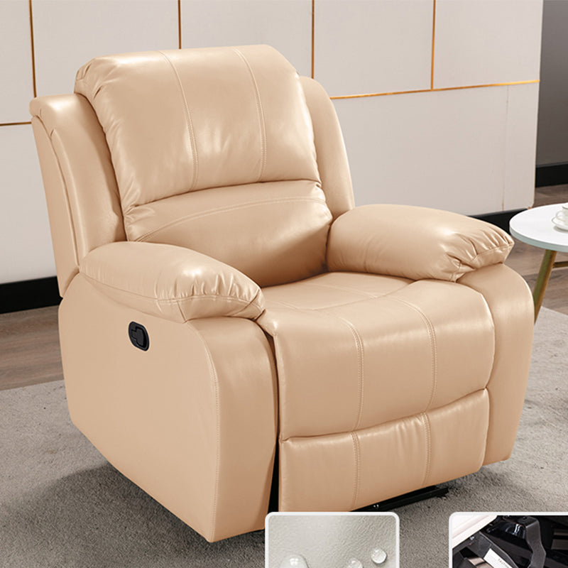 Modern Faux Leather Standard Recliner Swivel Rocker Recliner Chair