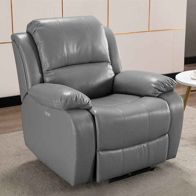 Modern Faux Leather Standard Recliner Swivel Rocker Recliner Chair