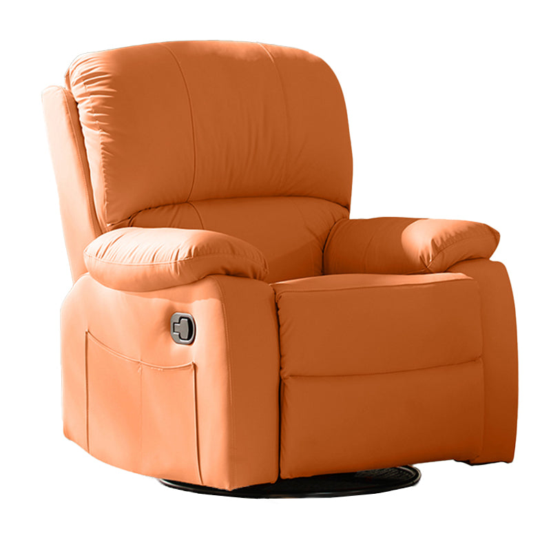 Modern Faux Leather Standard Recliner Swivel Rocker Recliner Chair