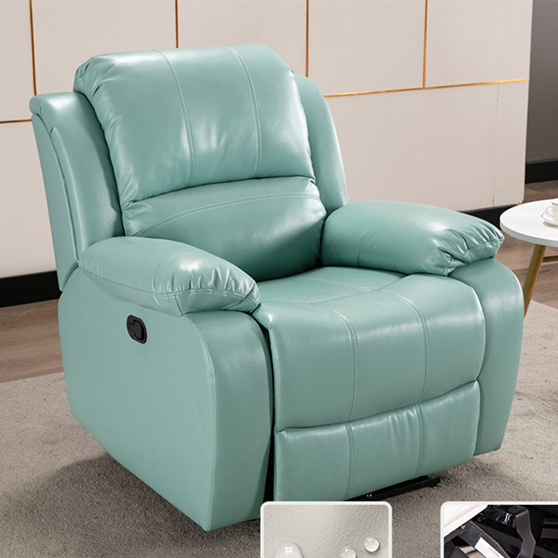 Modern Faux Leather Standard Recliner Swivel Rocker Recliner Chair