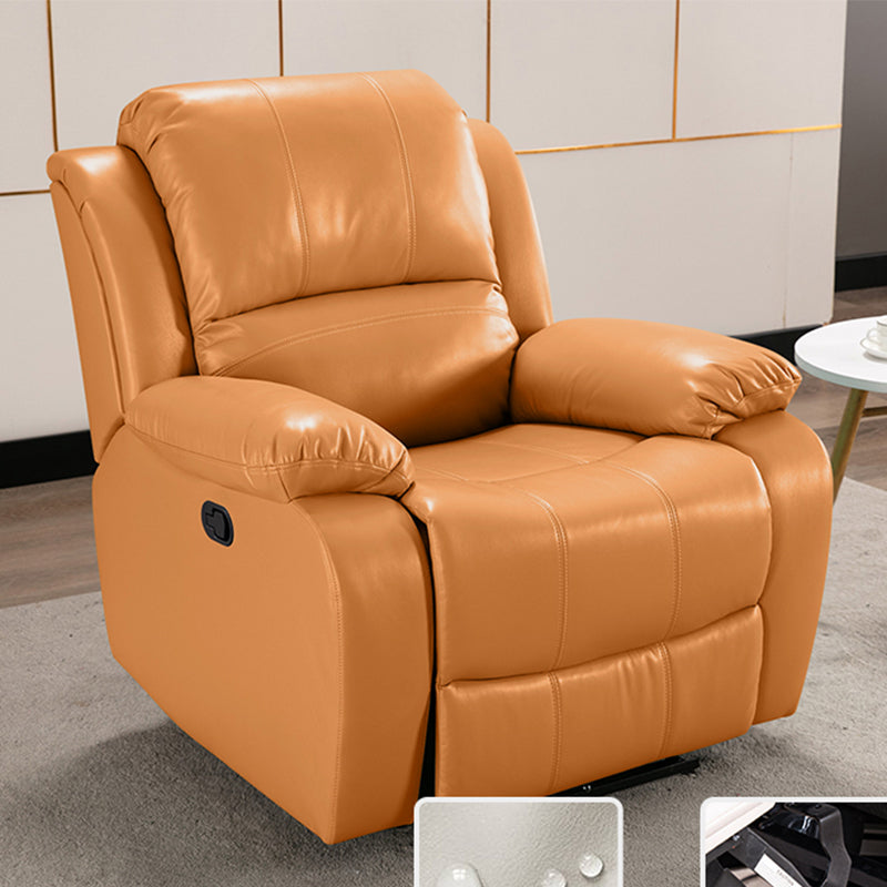 Modern Faux Leather Standard Recliner Swivel Rocker Recliner Chair