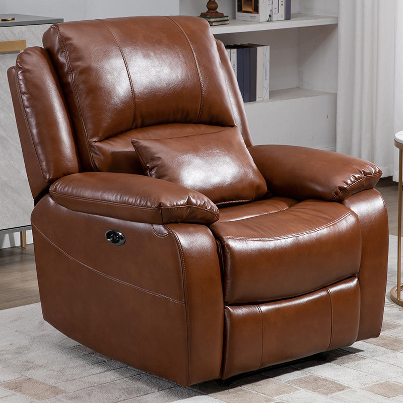 Solid Color Recliner Chair Massage Stain Resistant Standard Recliner