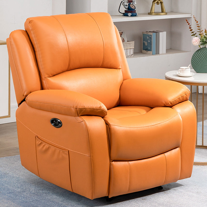 Solid Color Recliner Chair Massage Stain Resistant Standard Recliner