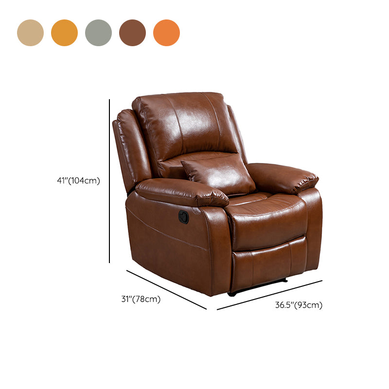 Solid Color Recliner Chair Massage Stain Resistant Standard Recliner