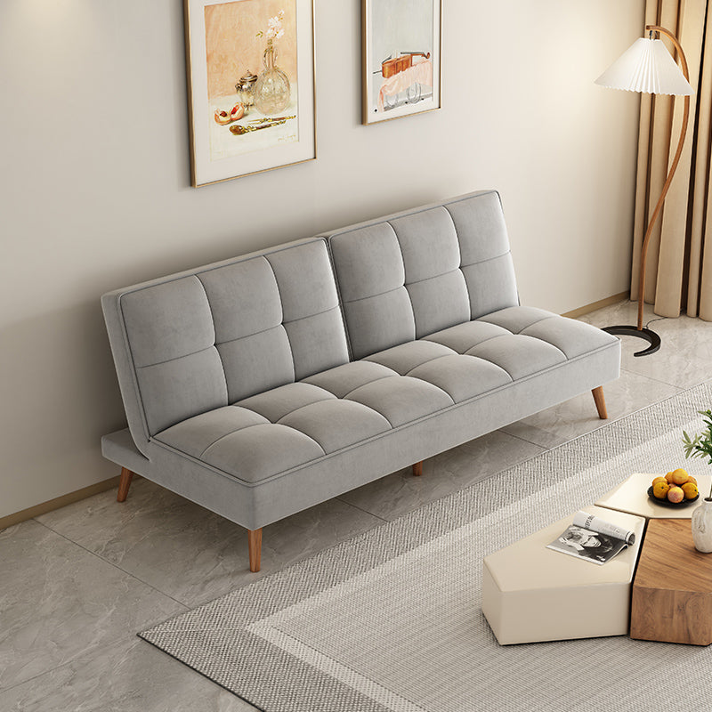 31" Wide Glam Futon Sofa Bed Cushion Back Folding Futon Sleeper Sofa