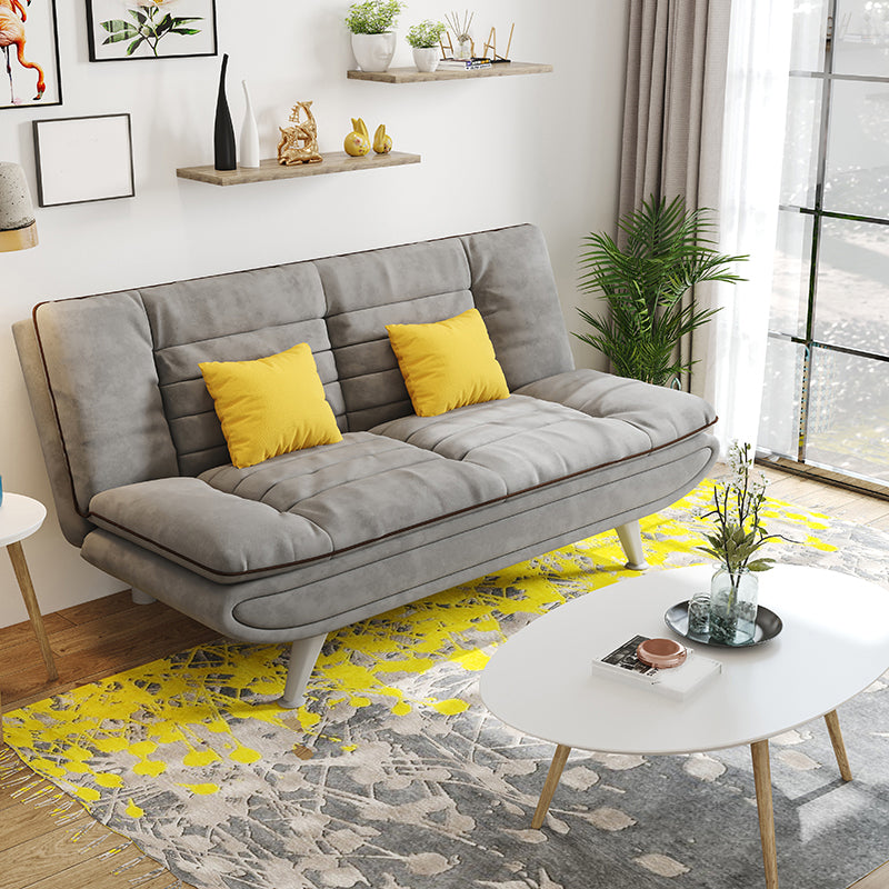 31" Wide Glam Futon Sofa Bed Cushion Back Folding Futon Sleeper Sofa