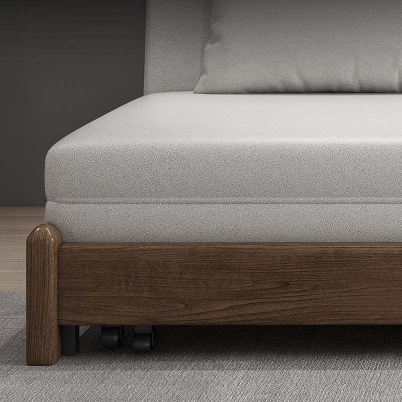 Pillow Included Sofa Futon Armless Futon Sofa Bed with Storage