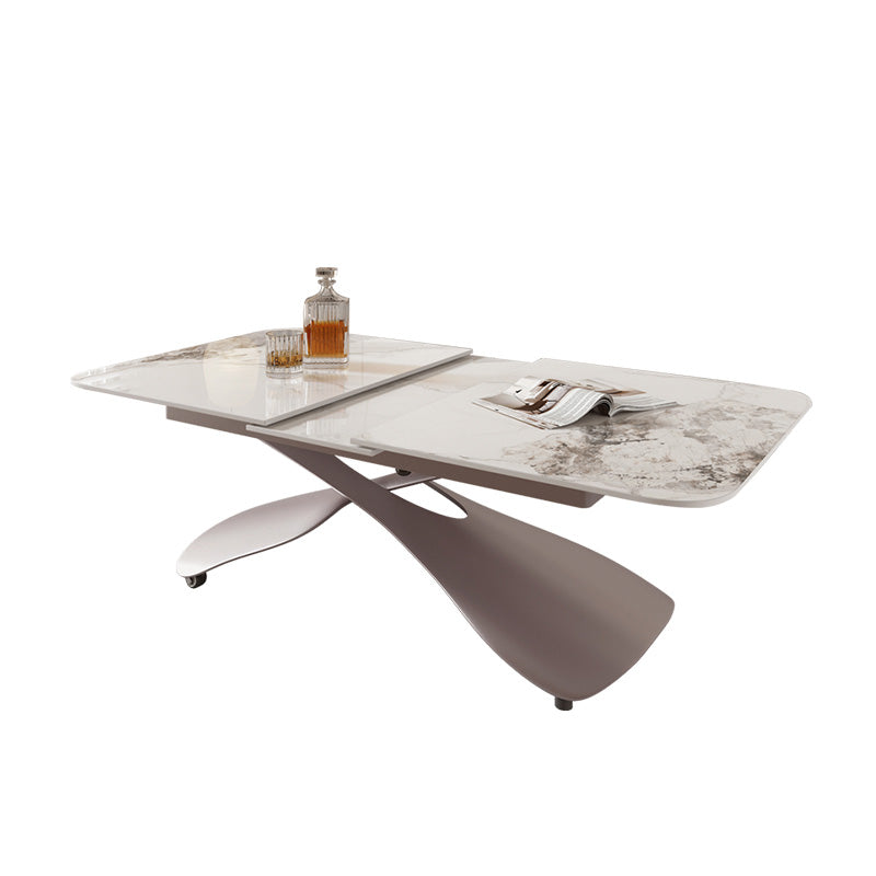 No Distressing Slate Coffee Table Rectangle Cocktail Table for Bedroom
