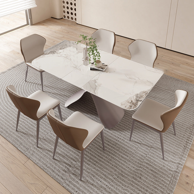 No Distressing Slate Coffee Table Rectangle Cocktail Table for Bedroom