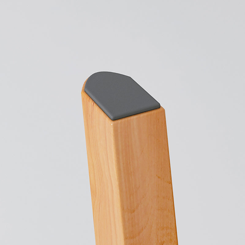 17"H Contemporary Side Table Solid Wooden Oak Accent Side Table