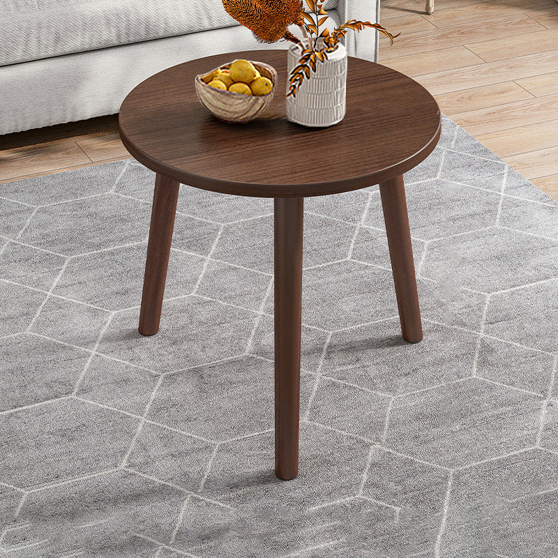Four Legs Coffee Table Artificial Wood Coffee or End Table with Shelf
