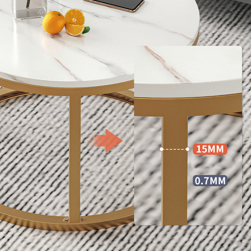 Round Coffee Or End Table Glam Drum Coffee Table in Black and White