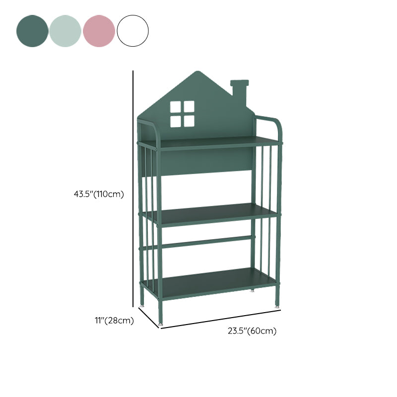 Urban Open Shelf Bookcase Metal Shelves Included Bookshelf for Study Room