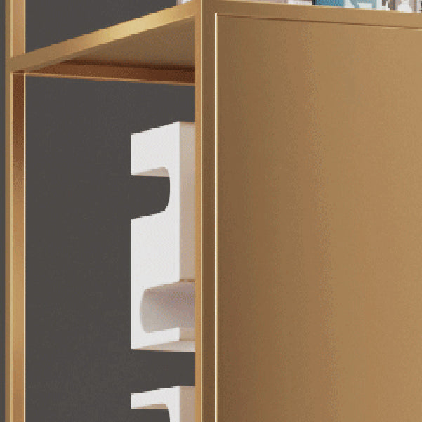 Modern Standard Book Shelf Metal Open Shelf Bookcase with Shelves for Home Office