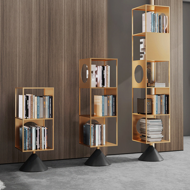 Modern Standard Book Shelf Metal Open Shelf Bookcase with Shelves for Home Office