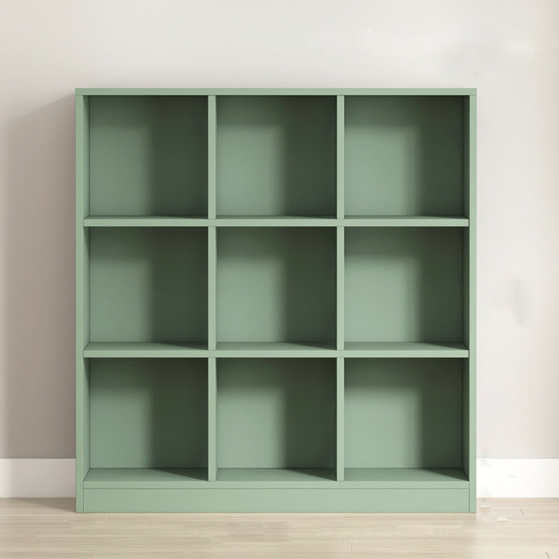 Contemporary Closed Back Bookcase Standard Wooden Bookshelf with Shelves