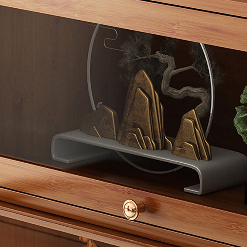 Urban Shelf Bookcase Engineered Wood Book Shelf with Cabinets for Study Room