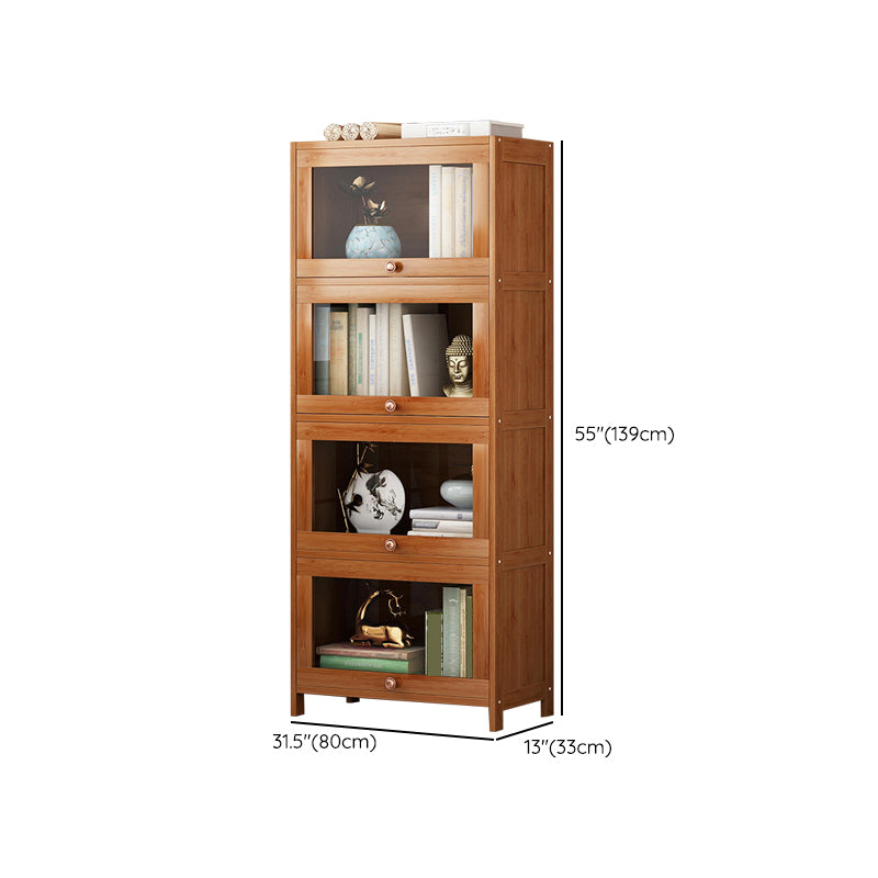 Urban Shelf Bookcase Engineered Wood Book Shelf with Cabinets for Study Room