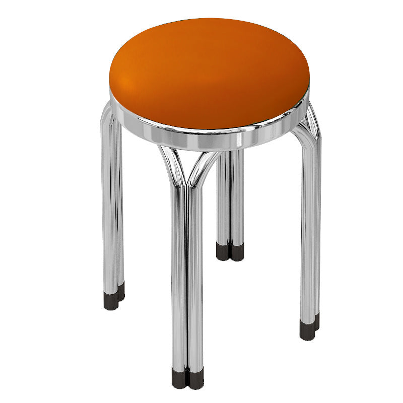 Round Modern Standard Leather Water Resistant Standard for Drawing Room