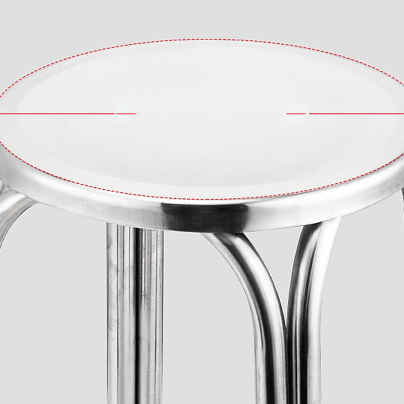 Round Modern Standard Leather Water Resistant Standard for Drawing Room