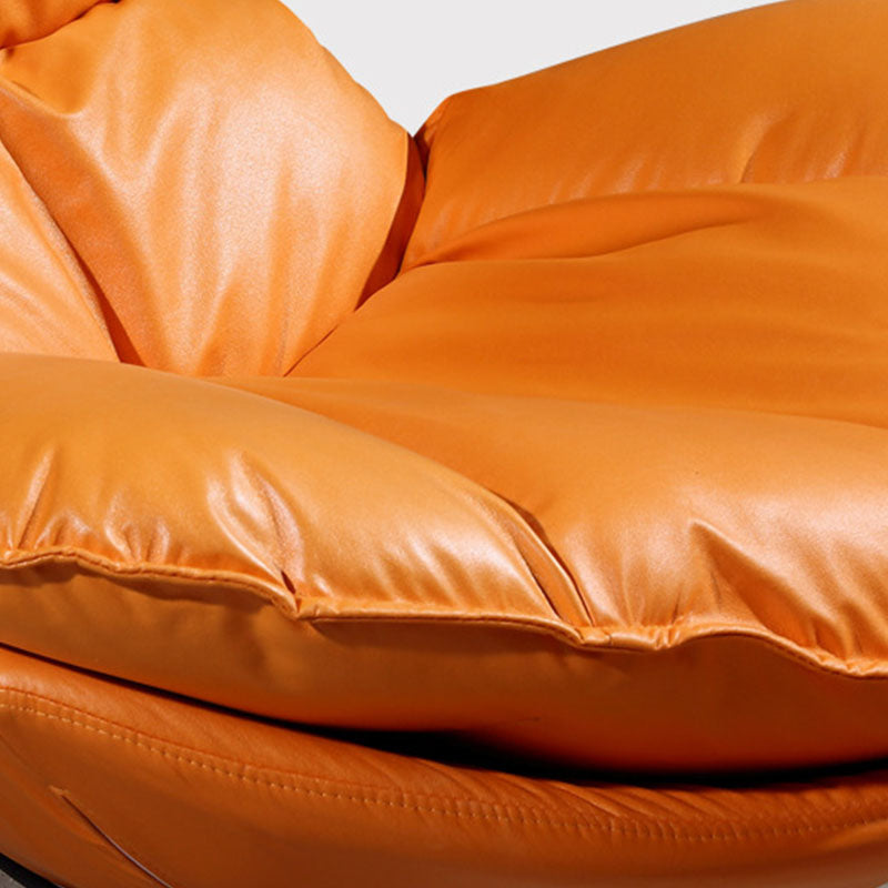 Modern Lazy Sofa Chair Iron Base Rocking Chair in Living Room