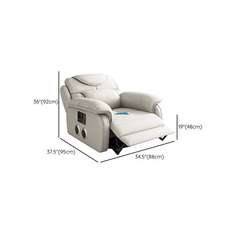 USB Charge Port Standard Recliner Extended Footrest Recliner Chair