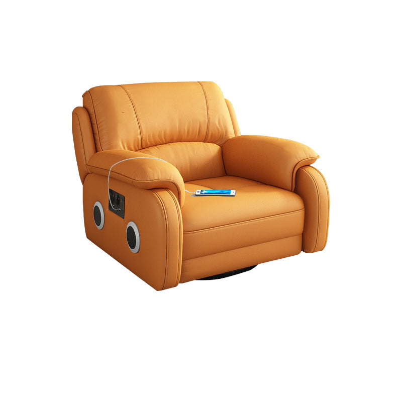 USB Charge Port Standard Recliner Swivel Base Recliner Chair