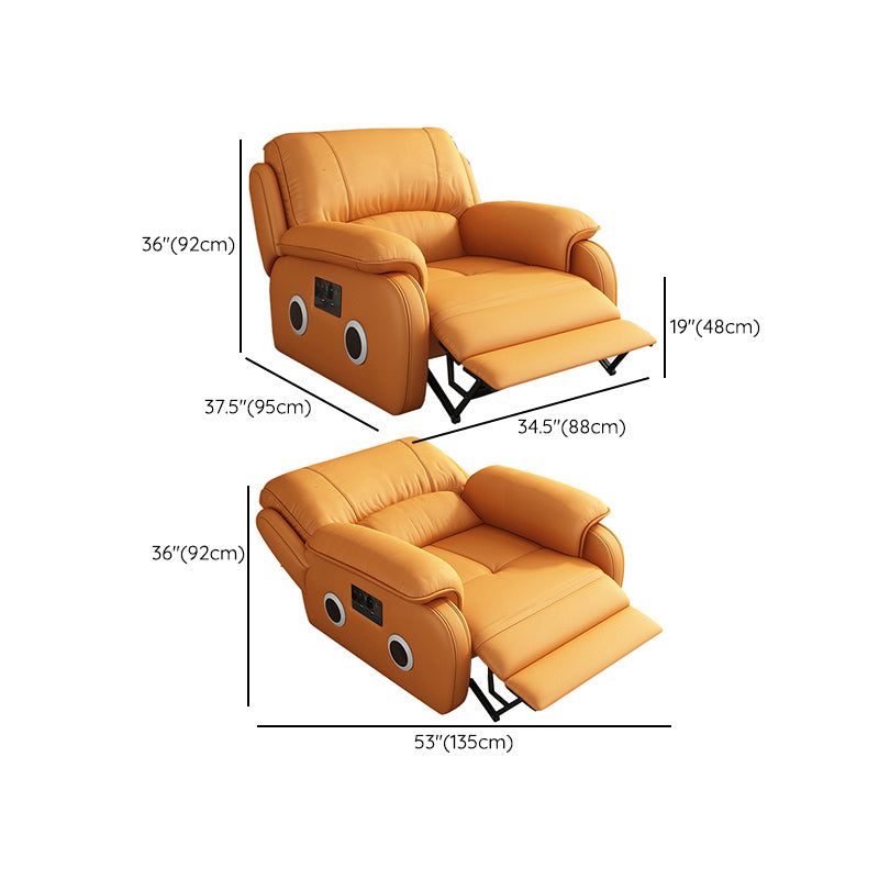 USB Charge Port Standard Recliner Swivel Base Recliner Chair