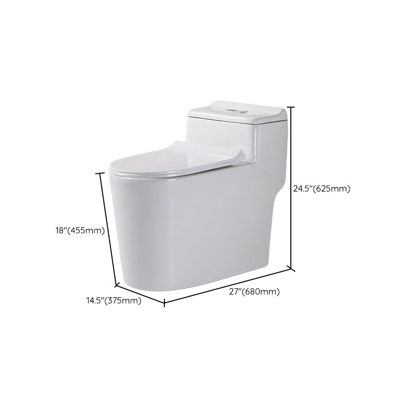 Modern All-In-One Toilet Bowl Floor Mount White Urine Toilet for Washroom