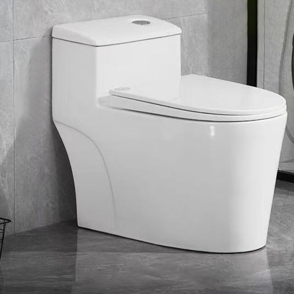 Modern 1-Piece Toilet Bowl Floor Mount White Urine Toilet for Washroom
