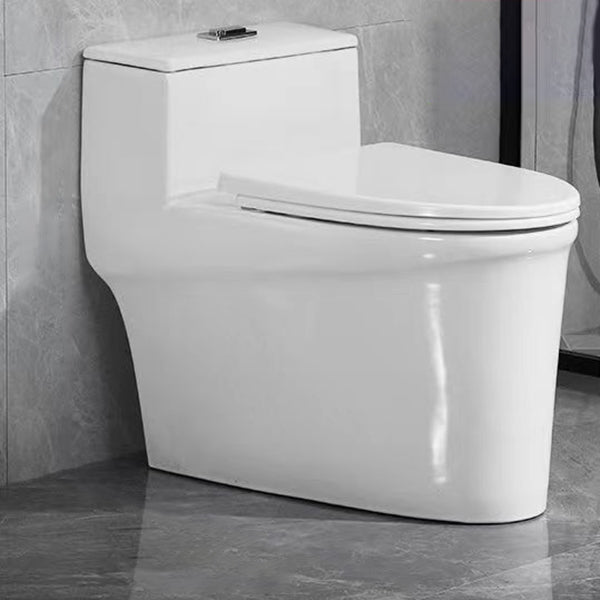 Modern 1-Piece Toilet Bowl Floor Mount White Urine Toilet for Washroom