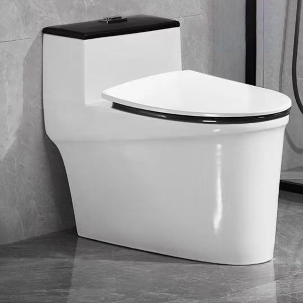 Modern 1-Piece Toilet Bowl Floor Mount White Urine Toilet for Washroom