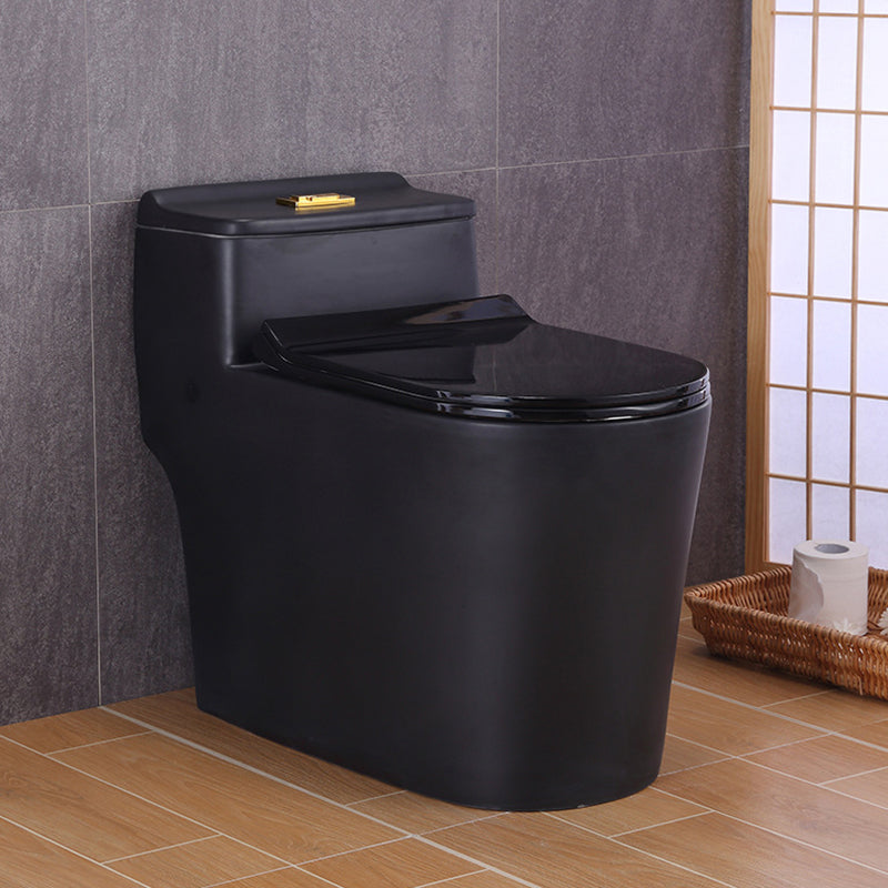 Traditional All-In-One Toilet Bowl Floor Mounted Urine Toilet with Seat for Bathroom