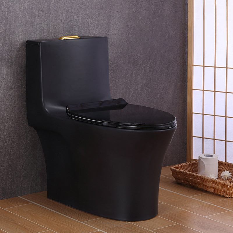 Traditional All-In-One Toilet Bowl Floor Mounted Urine Toilet with Seat for Bathroom