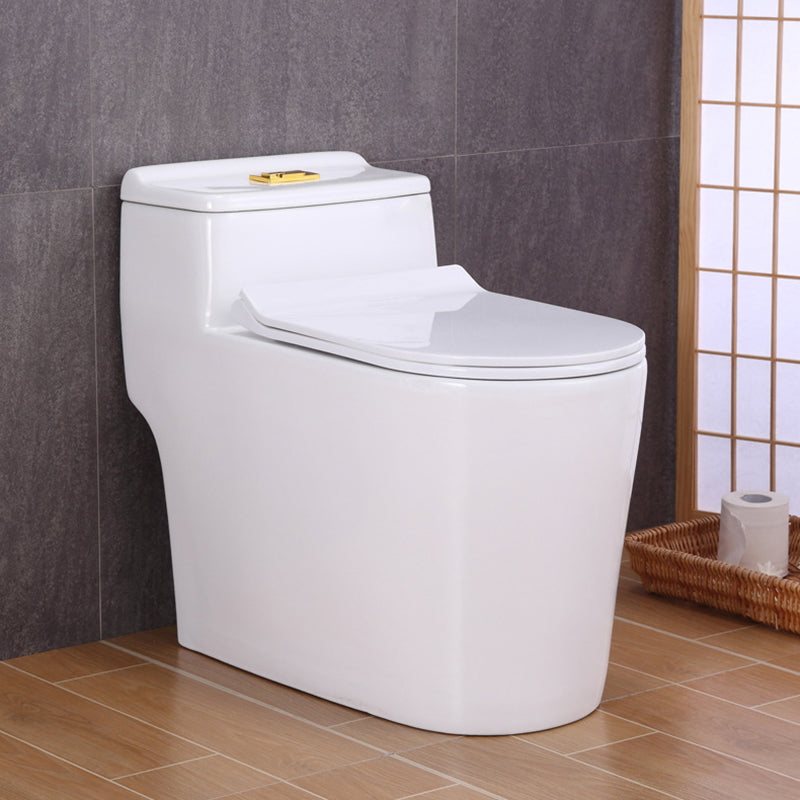 Traditional All-In-One Toilet Bowl Floor Mounted Urine Toilet with Seat for Bathroom