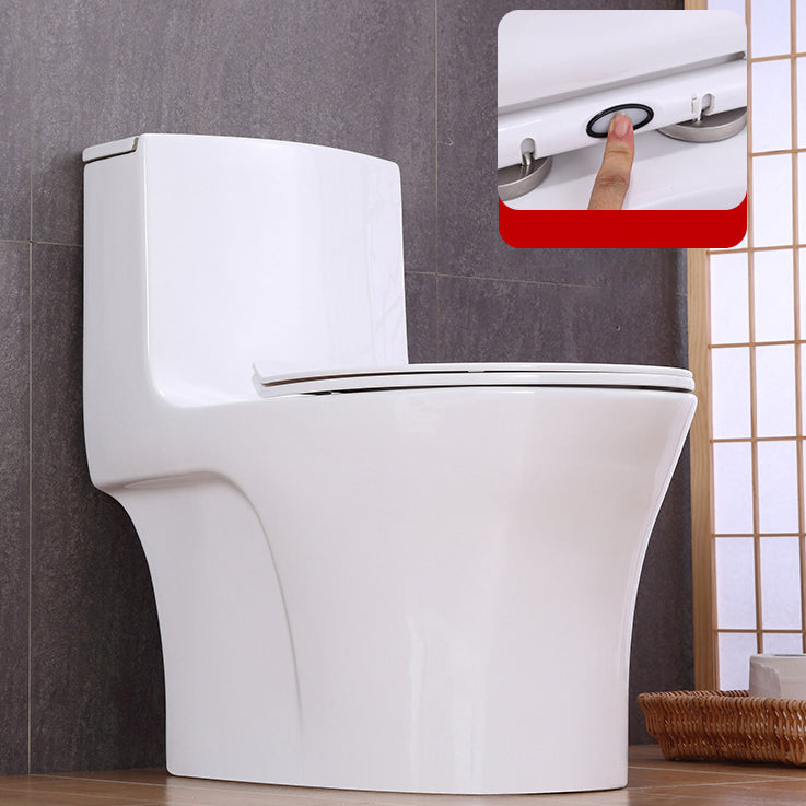 Traditional All-In-One Toilet Bowl Floor Mounted Urine Toilet with Seat for Bathroom