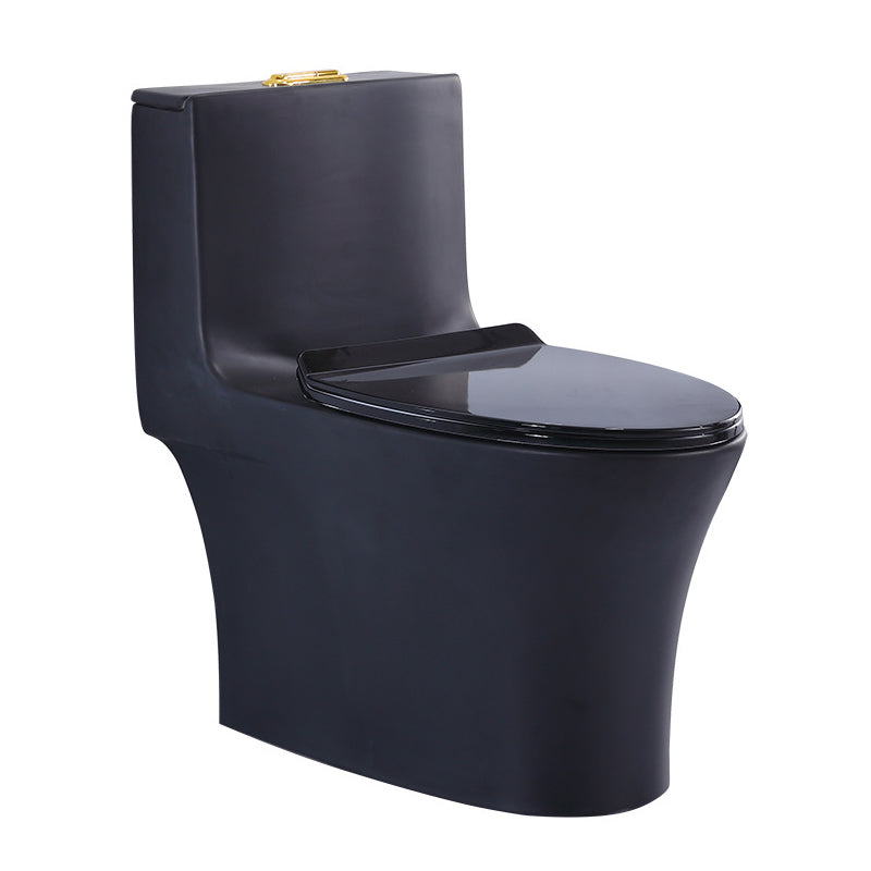 Traditional All-In-One Toilet Bowl Floor Mounted Urine Toilet with Seat for Bathroom