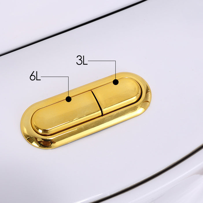 Traditional All-In-One Toilet Bowl Floor Mounted Urine Toilet with Seat for Bathroom