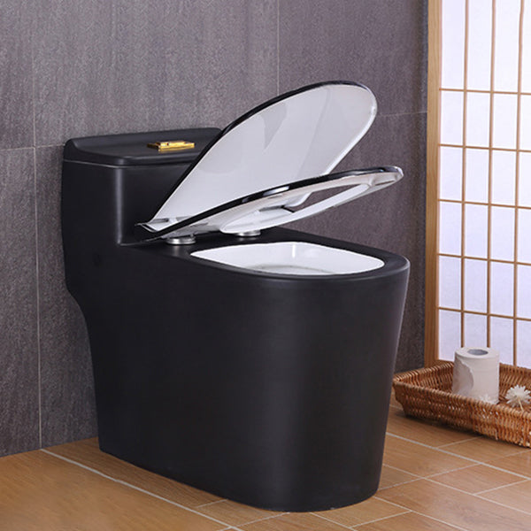Traditional All-In-One Toilet Bowl Floor Mounted Urine Toilet with Seat for Bathroom
