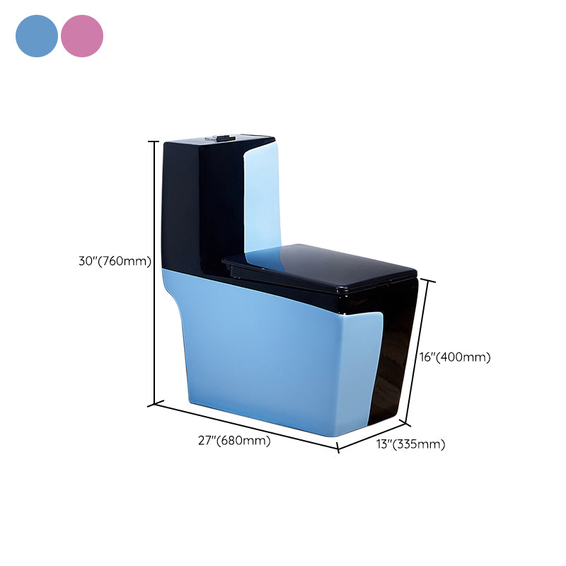 Modern All-In-One Toilet Bowl Floor Mounted Urine Toilet with Seat for Bathroom