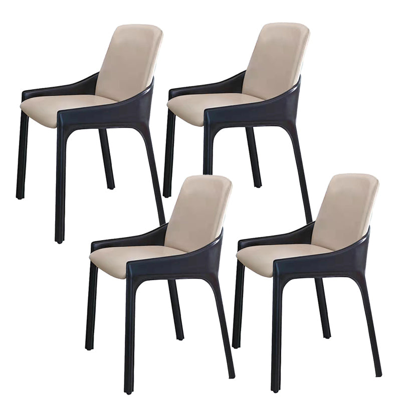 Glossy Gray Stone Dining Table Set 1/4/5/7 Pieces Dining Set with Padded Chairs