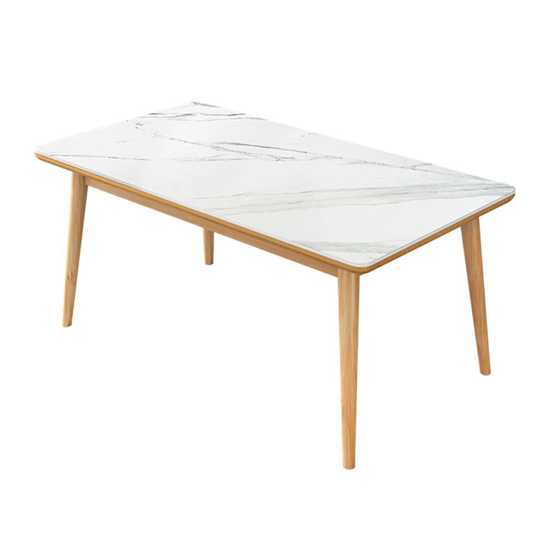 Medieval Modern Stone Dining Table 4 Legs Table for Living Room