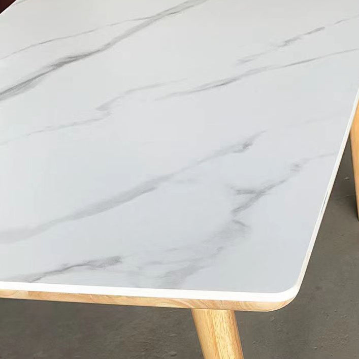 Medieval Modern Stone Dining Table 4 Legs Table for Living Room