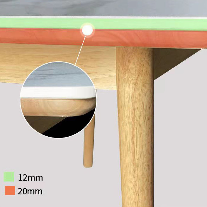 Medieval Modern Stone Dining Table 4 Legs Table for Living Room