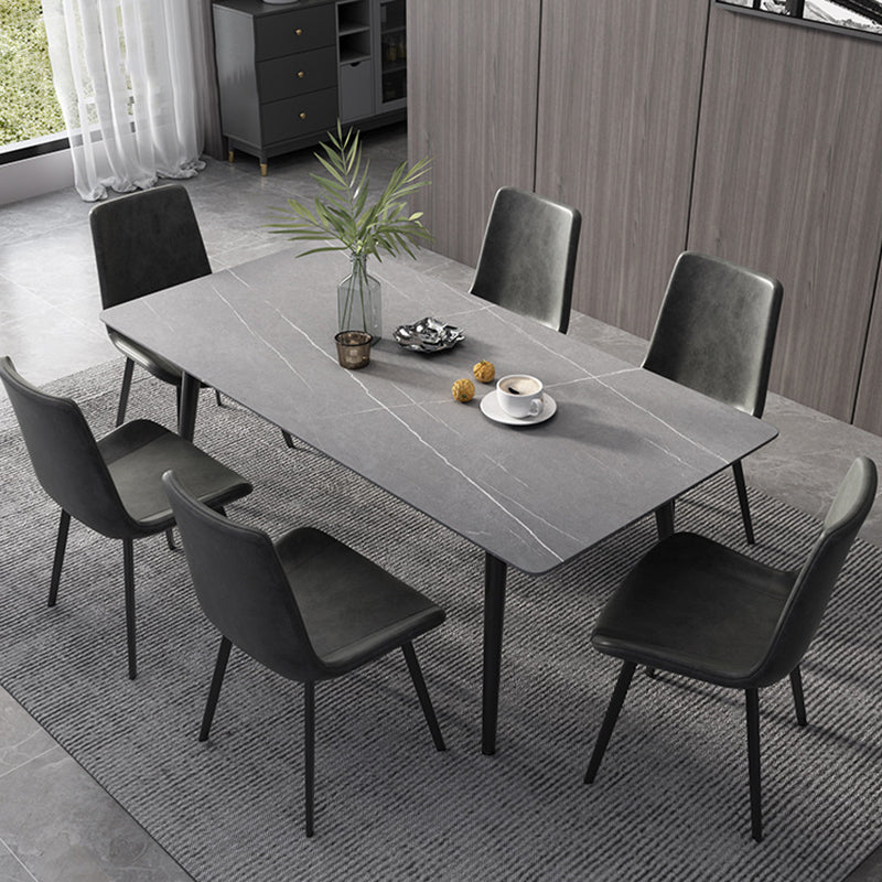 Medieval Modern Stone Dining Table 4 Legs Dining Table for Kitchen