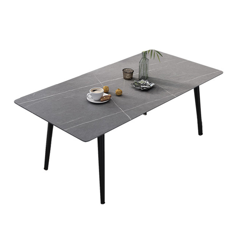Medieval Modern Stone Dining Table 4 Legs Dining Table for Kitchen