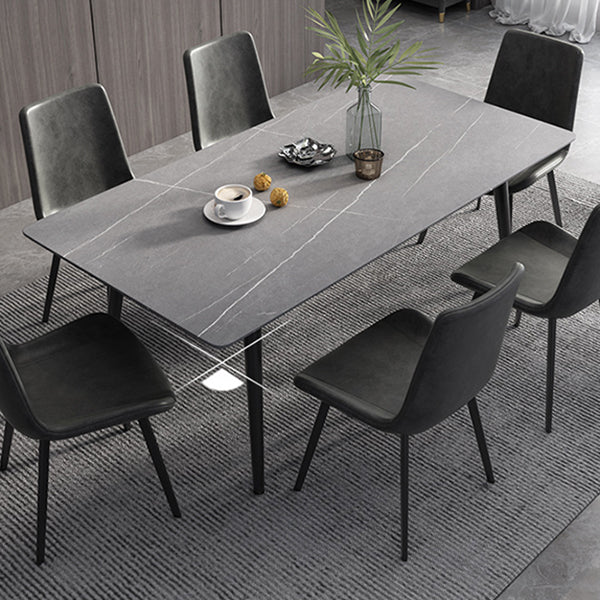 Medieval Modern Stone Dining Table 4 Legs Dining Table for Kitchen