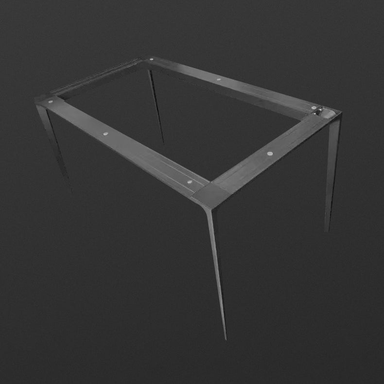 Medieval Modern Dining Table Stone 4 Legs Dinette Table for Kitchen