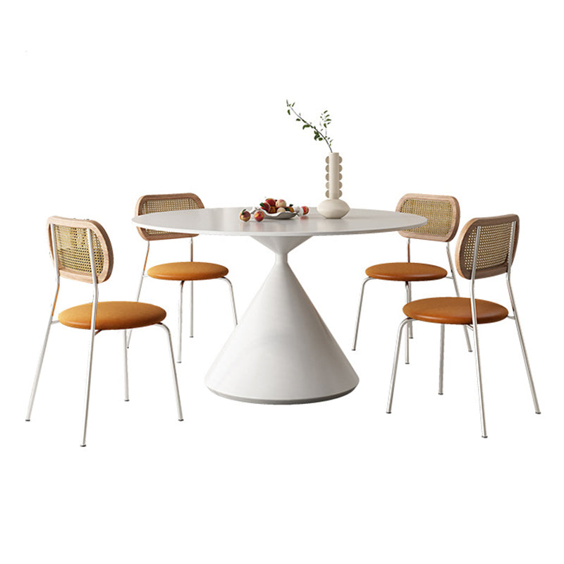 Modern Pedestal Round Dining Table Stone Table for Dining Room